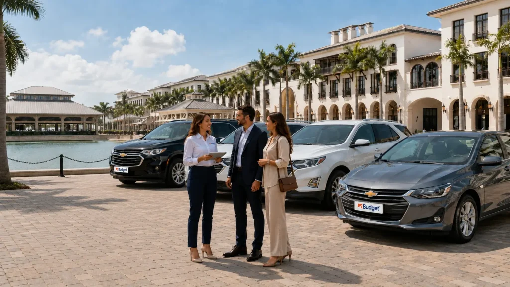 Renting empresarial de vehículos Chevrolet con Budget Ecuador para empresas y movilidad corporativa en Samborondón.